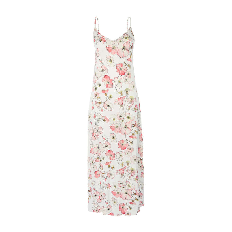 Silk Dress in Pink Rose