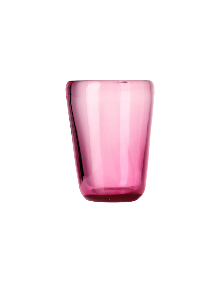 Thyme Hand Blown Water Glass in Ruby