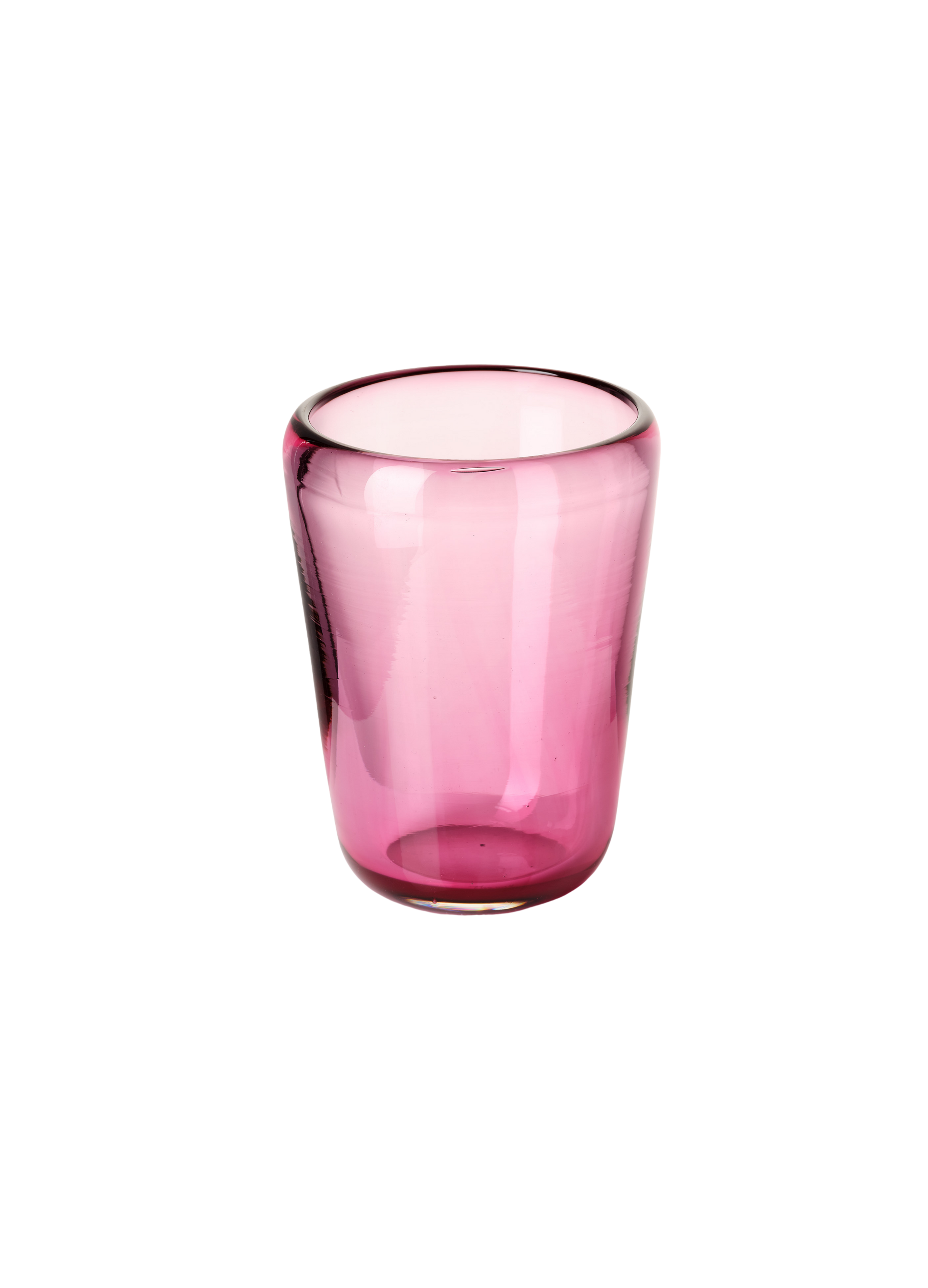 Thyme Hand Blown Water Glass in Ruby