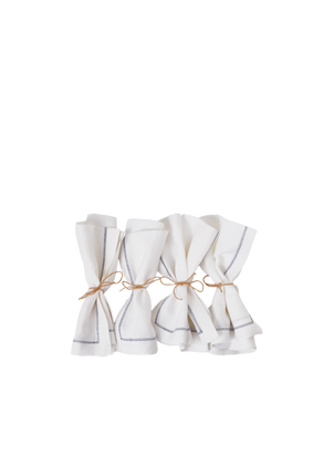 Hem Stitch Line Napkin (Set of 4)