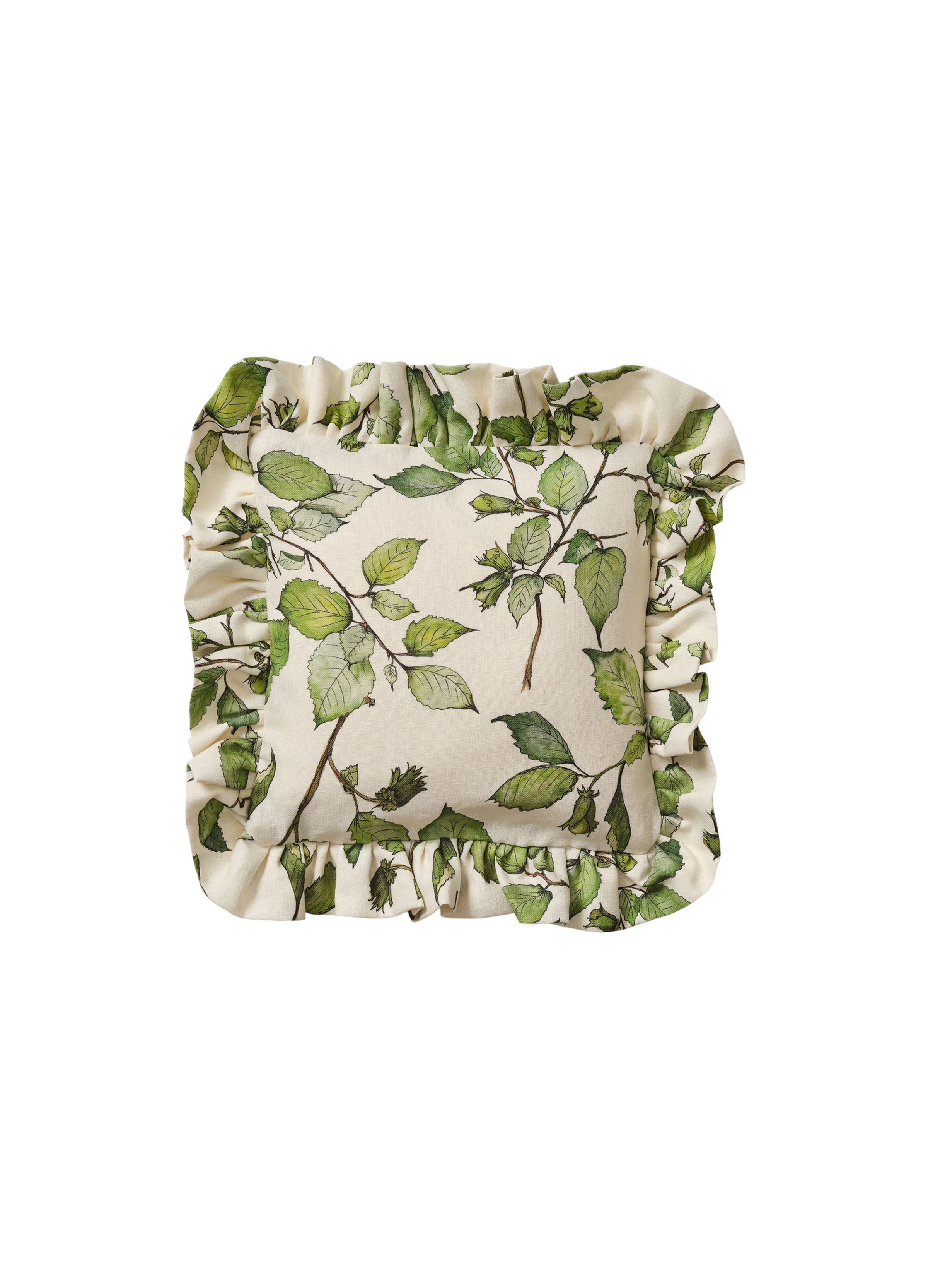 Cobnut Cushion with Frill