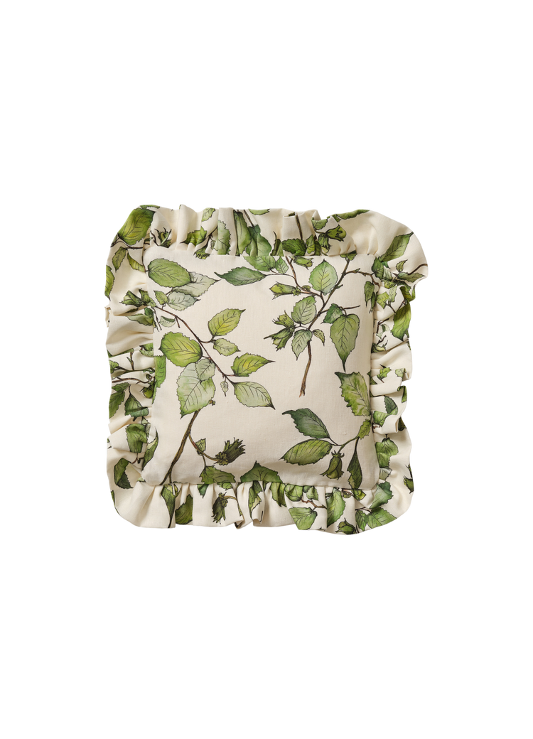 Cobnut Cushion with Frill