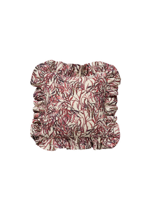 Elderflower Cushion with Frill