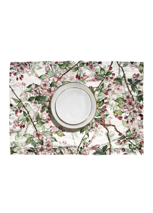 Cherry Blossom Linen Placemat