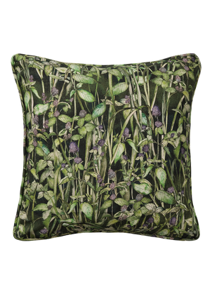 Rivermint Dark Square Cushion