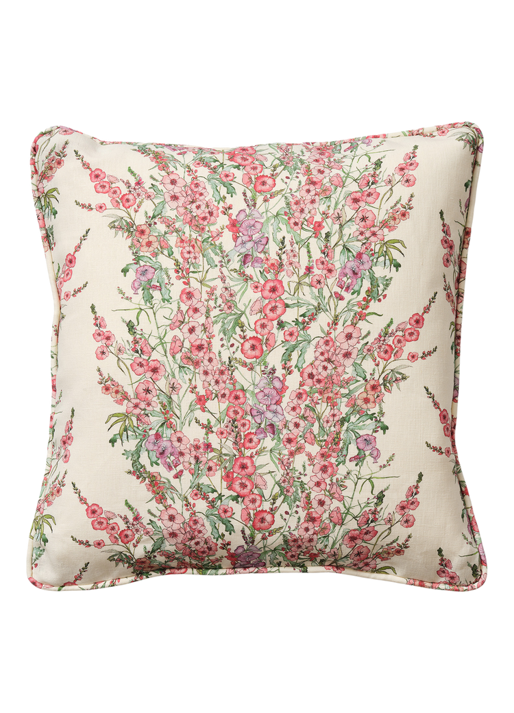 Sidalcea Square Cushion