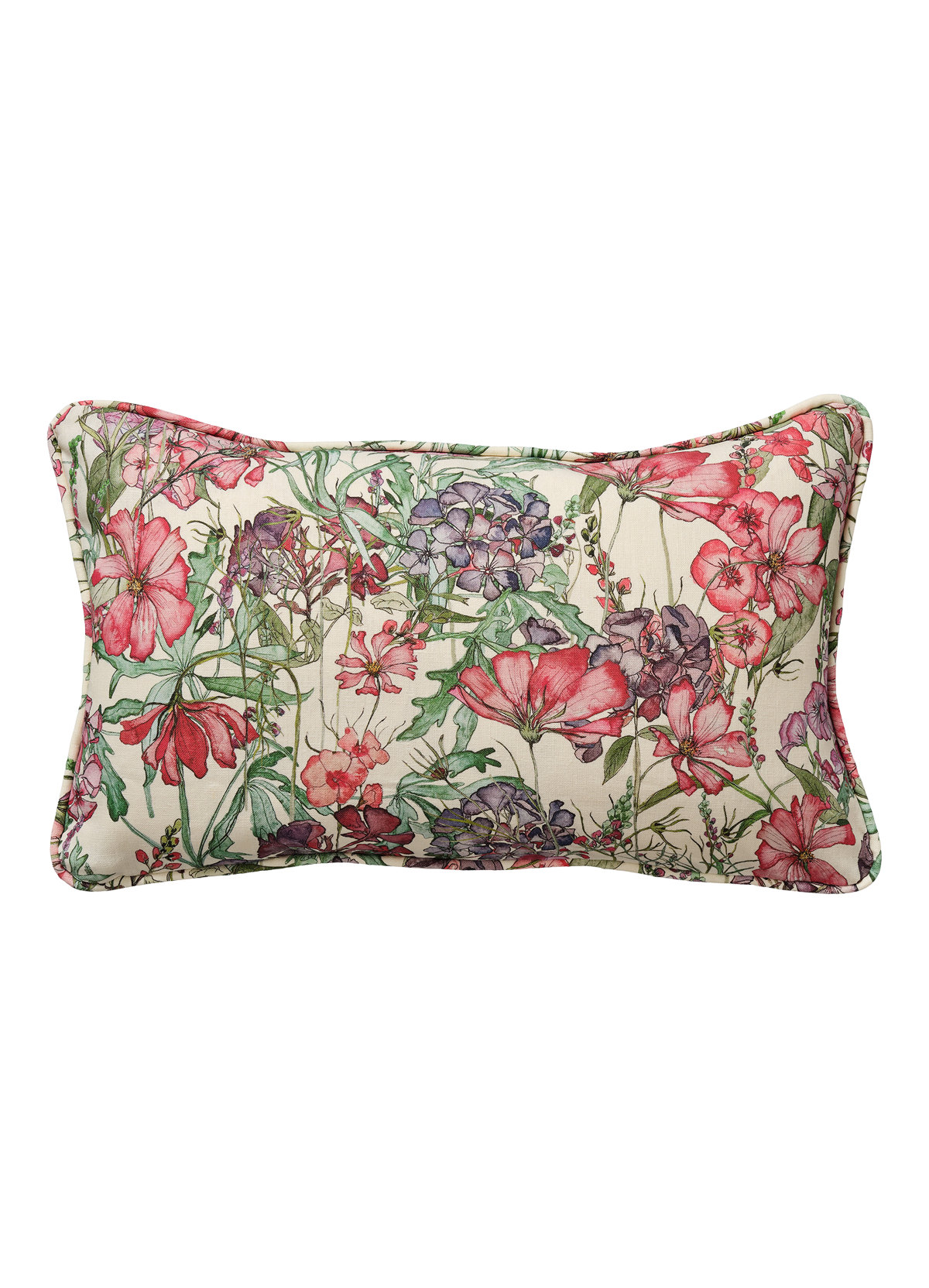 English Cutting Garden Medley Rectangle Cushion