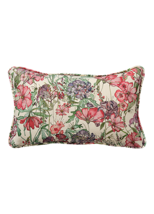 English Cutting Garden Medley Rectangle Cushion