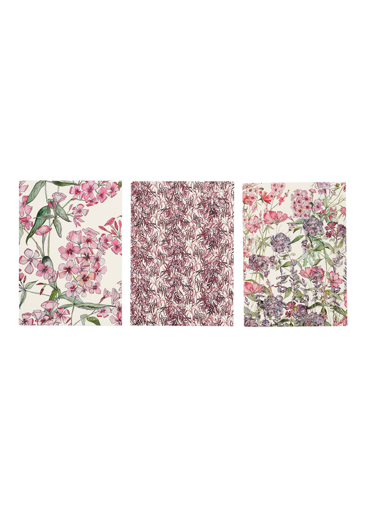 Cutting Garden Pack of 3 A6 Notebooks