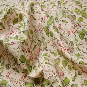 Runner Bean Flower Fabric