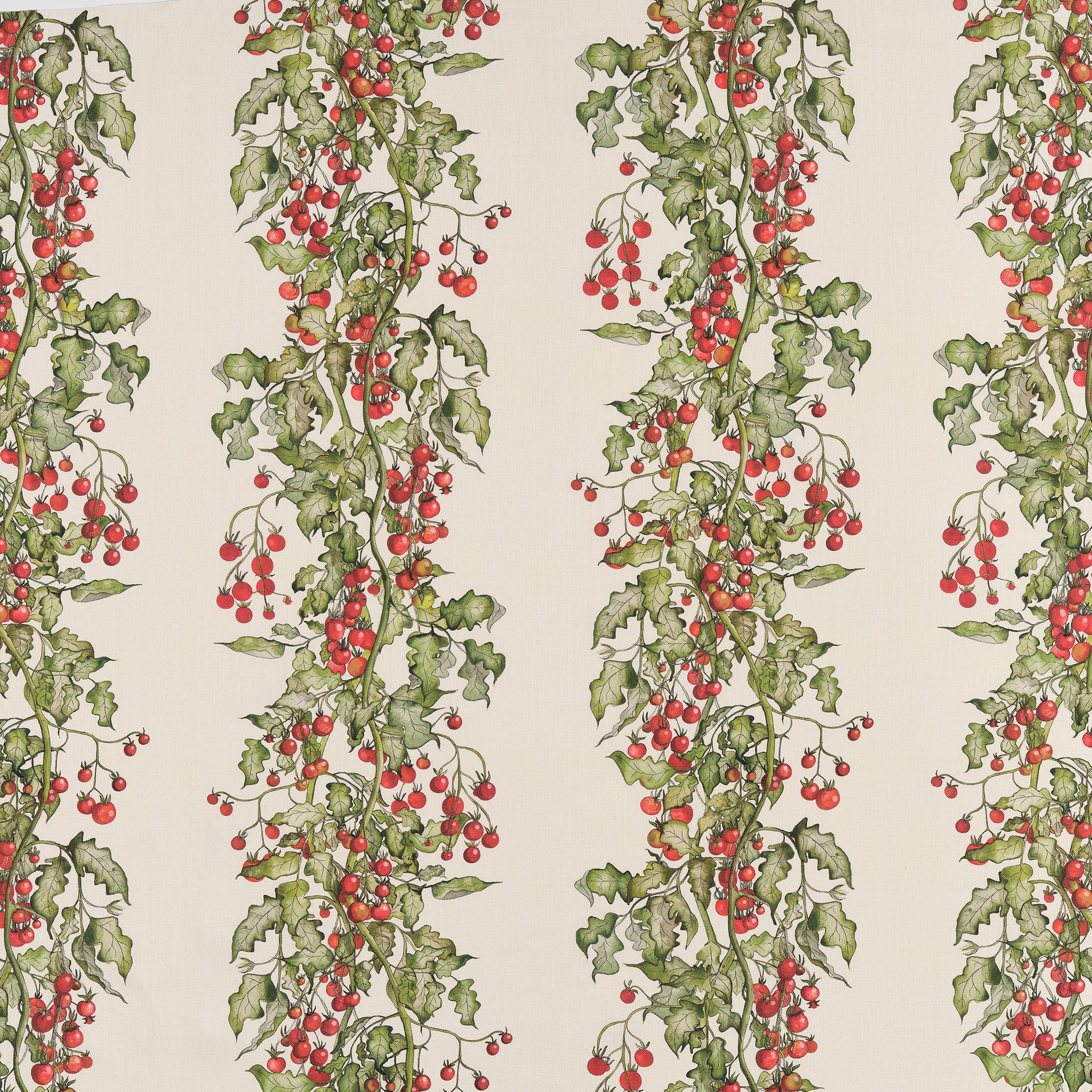 Tomato Vine Stripe Fabric