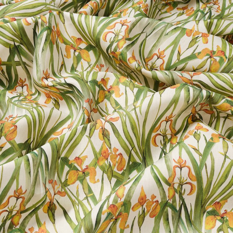 Yellow Iris Small Fabric