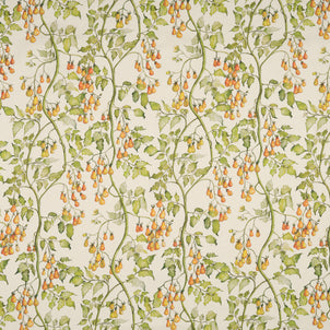 Yellow Tomato Vine Fabric