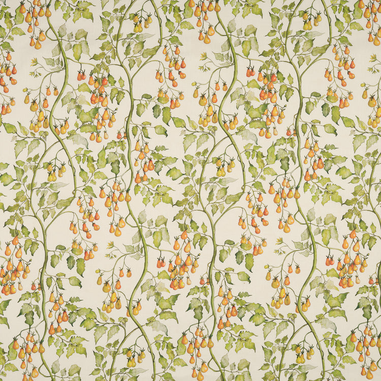 Yellow Tomato Vine Fabric
