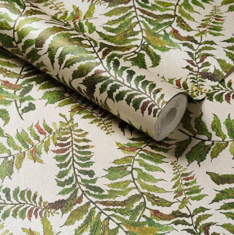 Fern Wallpaper - Shimmer Base