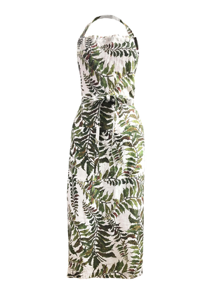 Fern Printed Linen Apron