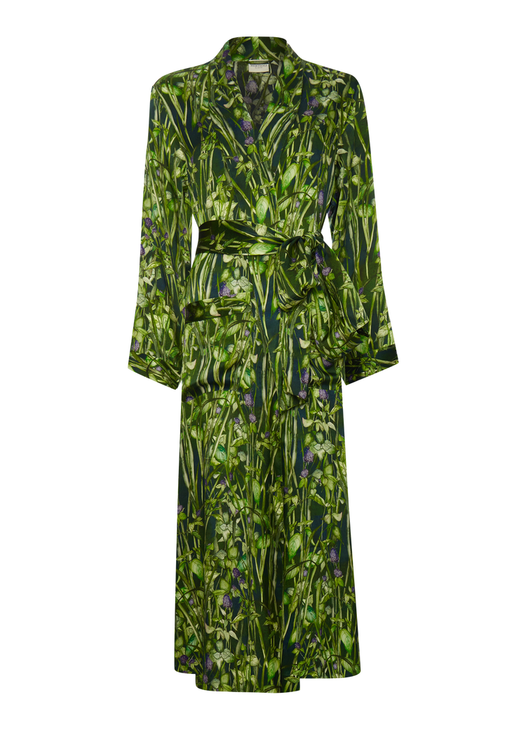 Rivermint Silk Robe