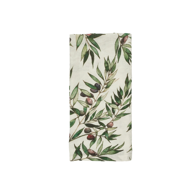 Olive Linen Napkin