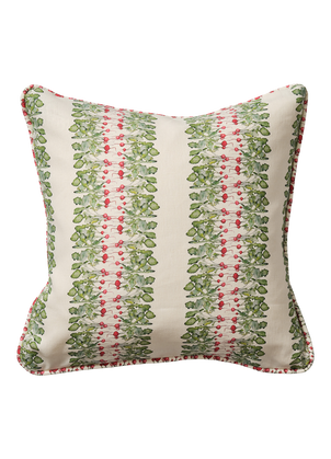 Radish Stripe Square Cushion