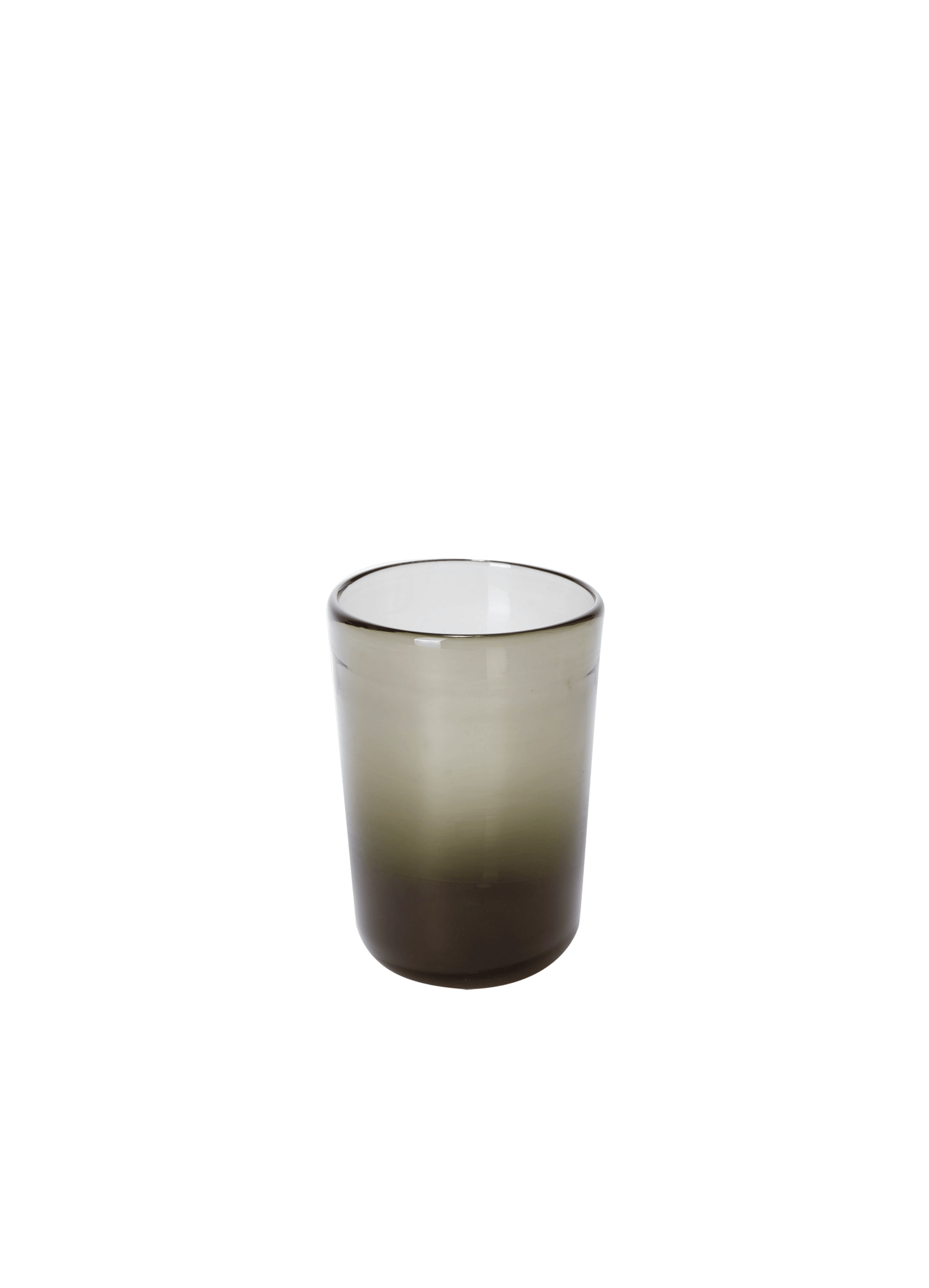 Thyme Hand Blown Water Glass in Dark Green