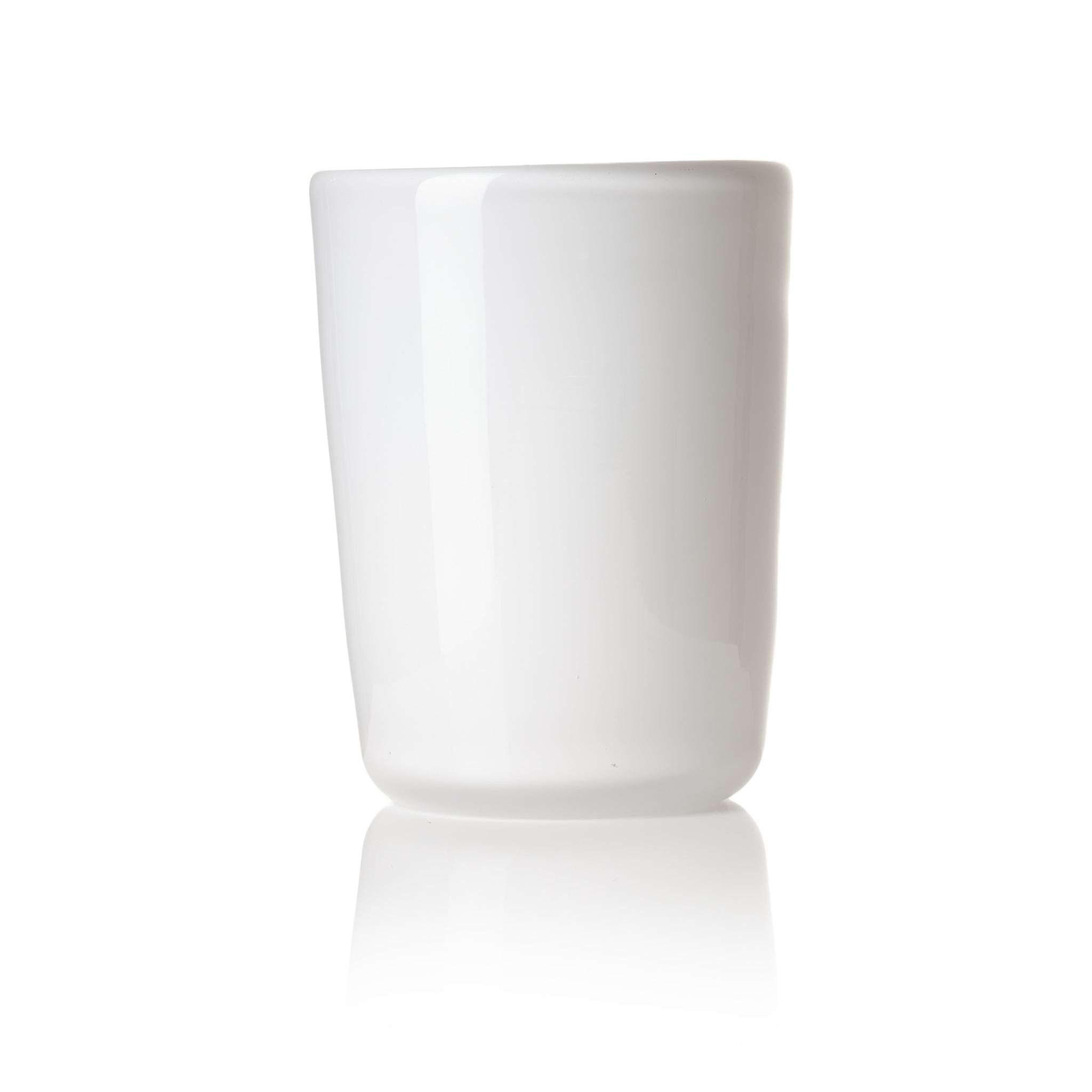 Thyme Hand Blown Water Glass in Opaque White Thyme & Bertioli