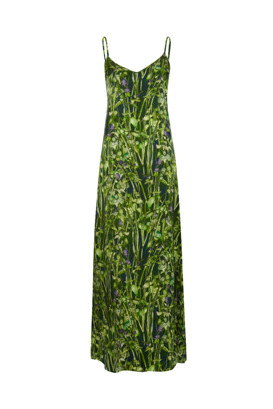 Silk Dress in Rivermint