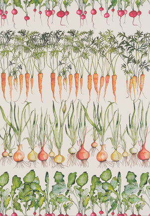 Veg Row Wallpaper