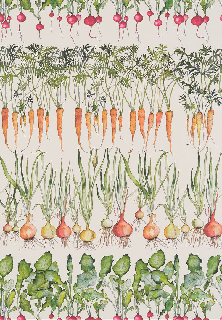 Veg Row Wallpaper