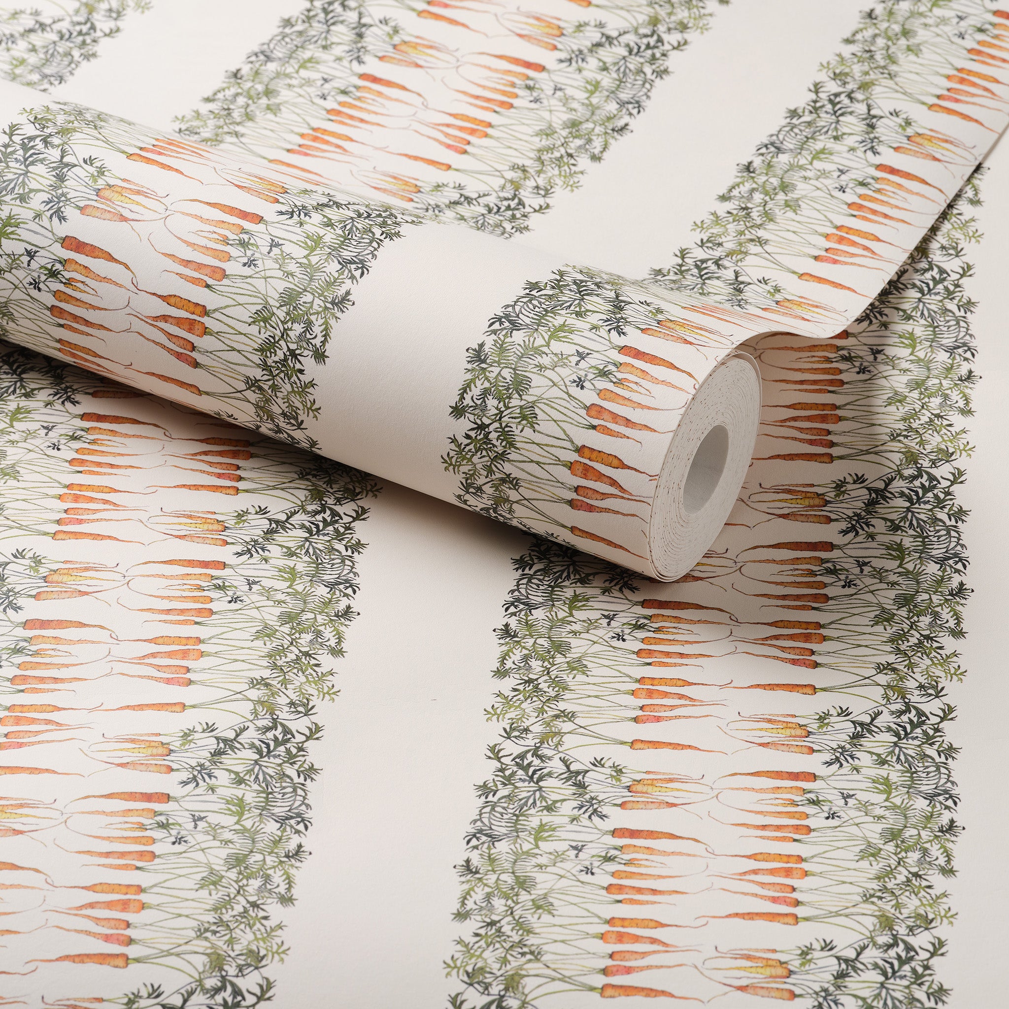 Carrot Stripe Wallpaper