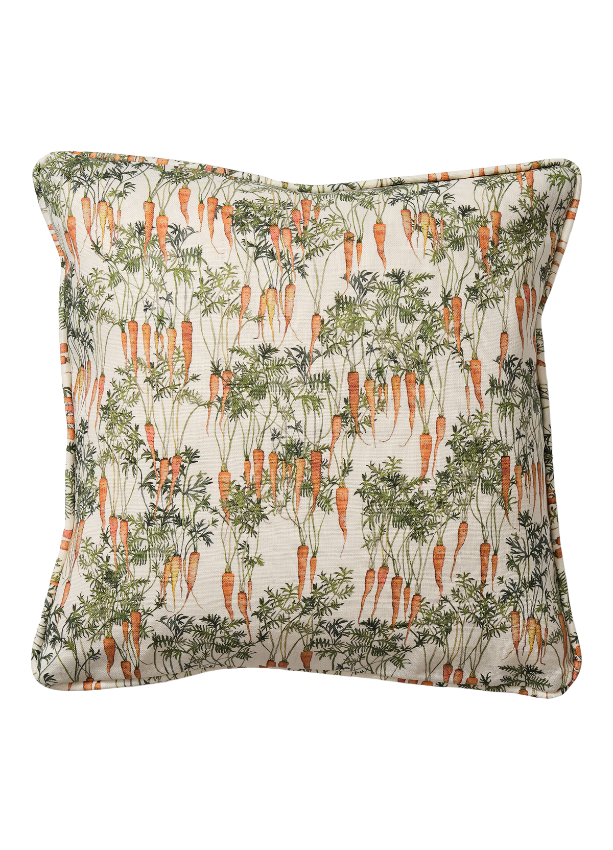 Wisteria Carrot Square Cushion