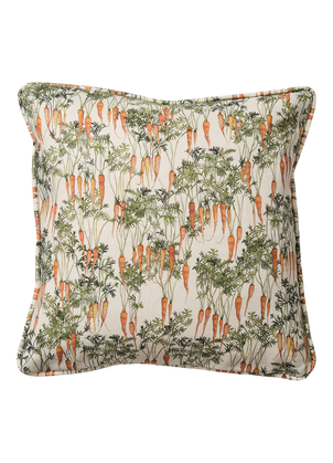 Wisteria Carrot Square Cushion