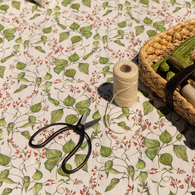 Bean Flower Tablecloth
