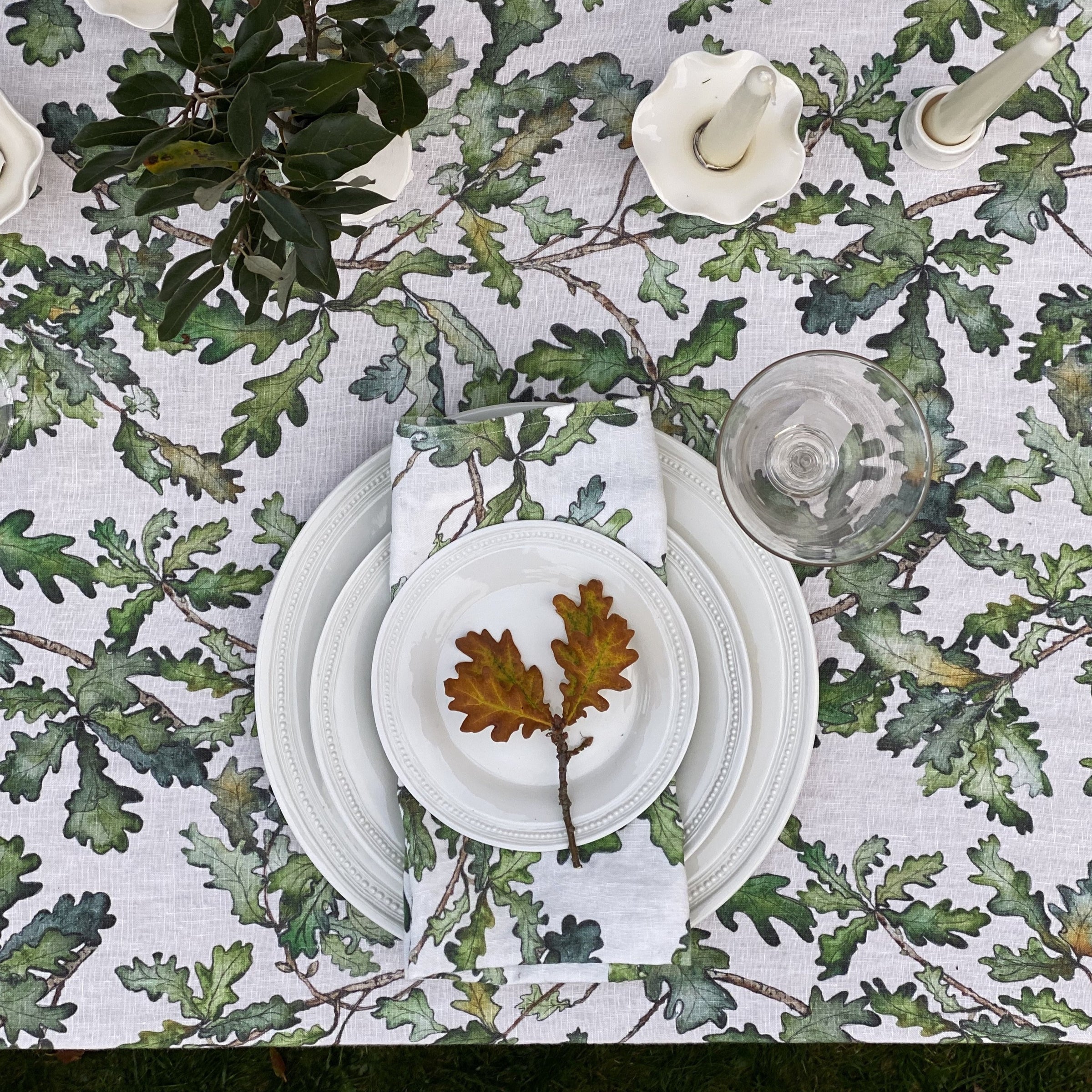 Oak Leaf Tablecloth