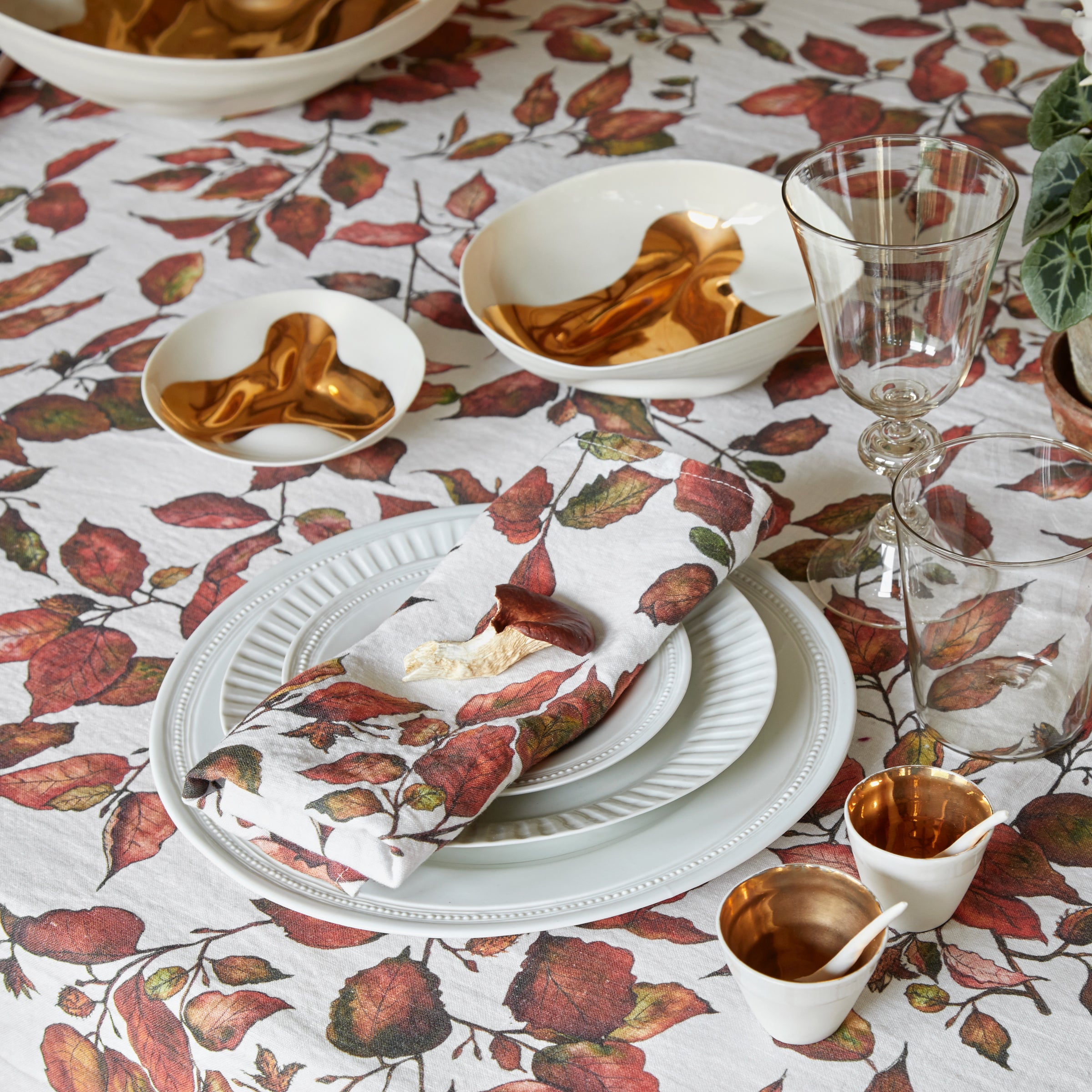 Copper Beech Linen Napkin